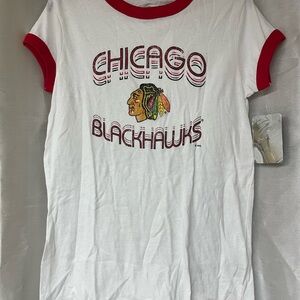NHL Chicago Blackhawks Red and White Licensed Apparel